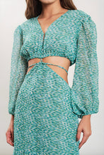 Carregar imagem no visualizador da galeria, Image 02: Blueman Maxi Dresses Reflexo Long Sleeve Dress