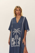 Carregar imagem no visualizador da galeria, Image 02: Blueman Kaftans / Cover Ups Kaftan Dress Seiva-Doce-Azul