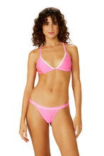 Carregar imagem no visualizador da galeria, Model Front: Blueman Top Top Rosa Dance-Bicolor