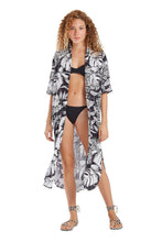 Carregar imagem no visualizador da galeria, Image 04: Blueman Shirtdress Vestido Chemise Recortes Eclipse