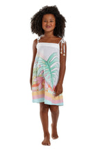 Carregar imagem no visualizador da galeria, Model Front: Blueman Mini Dress Vestido Lily O Sorte Espirito Solar