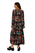 Carregar imagem no visualizador da galeria, Model Back: Blueman Maxi Dresses Vestido Baile Das Araras