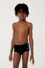 Carregar imagem no visualizador da galeria, Model Front: Blueman Boy's Swimwear Sunga Army Tripe Color Ver24 Preto