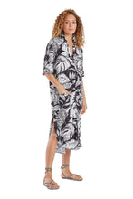 Carregar imagem no visualizador da galeria, Image 02: Blueman Shirtdress Vestido Chemise Recortes Eclipse