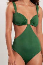 Carregar imagem no visualizador da galeria, Image 02: Blueman One-Piece Green Textured Quenia