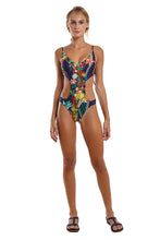 Carregar imagem no visualizador da galeria, Model Front: Blueman One-Piece Maio Pop Iquitos
