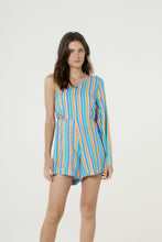 Carregar imagem no visualizador da galeria, Model Front: Blueman Beach Playsuits / Rompers Macaquinho Detalhe Lateral Sistere