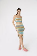Carregar imagem no visualizador da galeria, Image 03: Blueman Beach Top Top Crochet Listras
