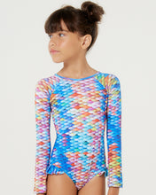 Carregar imagem no visualizador da galeria, Gallery: Blueman Girl's One-Piece Maio Amber Escama Inf