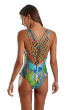 Carregar imagem no visualizador da galeria, Image 04: Blueman One-Piece Maio Capri Florestinha Verde