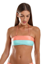 Carregar imagem no visualizador da galeria, Image 06: Blueman Top Top Bicolor Zig Laranja