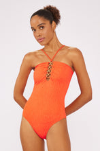 Carregar imagem no visualizador da galeria, Model Front: Blueman One-Piece Laranja Maio Duna