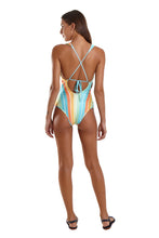 Carregar imagem no visualizador da galeria, Model Back: Blueman One-Piece Maio Mambo Double Granita