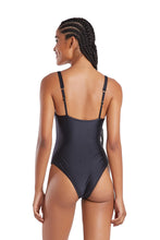 Carregar imagem no visualizador da galeria, Model Back: Blueman One-Piece Maio Maragogi Preto