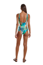 Carregar imagem no visualizador da galeria, Model Back: Blueman One-Piece Maio Show Blue