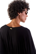 Carregar imagem no visualizador da galeria, Image 04: Blueman Maxi Dresses New Equilibrio Liso Preto