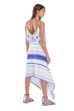 Carregar imagem no visualizador da galeria, Model Back: Blueman Beach Skirt Saia Canga Mare Alta