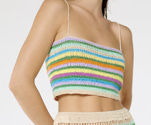 Carregar imagem no visualizador da galeria, Image 09: Blueman Beach Top Top Crochet Listras