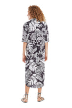 Carregar imagem no visualizador da galeria, Model Back: Blueman Shirtdress Vestido Chemise Recortes Eclipse