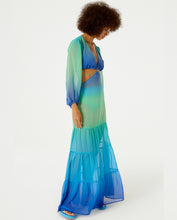 Carregar imagem no visualizador da galeria, Gallery: Blueman Maxi Dresses Vestido Longo Resort Degrade Sky Barrado