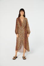 Carregar imagem no visualizador da galeria, Image 06: Blueman Maxi Dresses Vestido Midi Manga Vivian Pintada