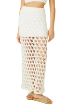 Carregar imagem no visualizador da galeria, Off-White Saia-Tricot
