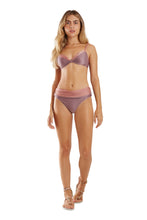 Carregar imagem no visualizador da galeria, Image 05: Blueman Top Top Bardot Bicolor Roxo
