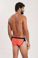 Carregar imagem no visualizador da galeria, Model Back: Blueman Sunga / Boxer Sunga Miami Liso Coral
