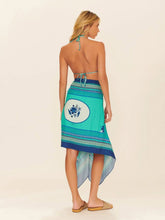 Carregar imagem no visualizador da galeria, Model Back: Blueman Beach Skirt Saia Canga Pescado
