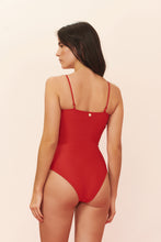 Carregar imagem no visualizador da galeria, Model Back: Blueman One-Piece Maio Vermelho Paola
