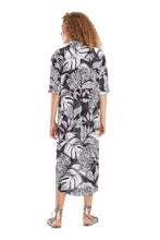 Carregar imagem no visualizador da galeria, Model Back: Blueman Shirtdress Vestido Chemise Recortes Eclipse
