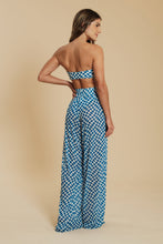 Carregar imagem no visualizador da galeria, Model Back: Blueman Beach Trousers Xadrez Transparent Beach Pants
