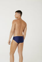 Carregar imagem no visualizador da galeria, Model Back: Blueman Sunga / Boxer Sunga Ricky Azul-Marinho
