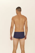 Carregar imagem no visualizador da galeria, Model Back: Blueman Sunga / Boxer Sunga Army Romeo Azul-Marinho
