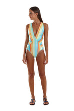 Carregar imagem no visualizador da galeria, Model Front: Blueman One-Piece Maio Mambo Double Granita
