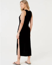 Carregar imagem no visualizador da galeria, Image 04: Blueman Maxi Dresses Vestido Saida Cropped Liso Preto Mistica
