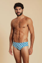 Carregar imagem no visualizador da galeria, Model Front: Blueman Sunga / Boxer Sunga Rick Xadrez
