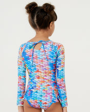 Carregar imagem no visualizador da galeria, Image 04: Blueman Girl's One-Piece Maio Amber Escama Inf
