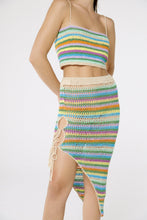 Carregar imagem no visualizador da galeria, Image 09: Blueman Beach Skirt Bottom Crochet Listras
