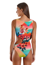Carregar imagem no visualizador da galeria, Image 04: Blueman One-Piece Maio Body Flower Power
