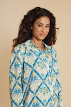 Carregar imagem no visualizador da galeria, Image 02: Blueman Shirtdress Azulejo Chemise Mg
