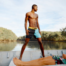 Carregar imagem no visualizador da galeria, Image 04: Blueman Boardshort Bermuda Mini Color Block Azul
