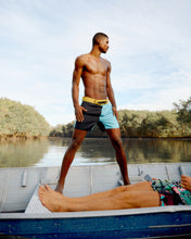 Carregar imagem no visualizador da galeria, Image 08: Blueman Boardshort Bermuda Mini Color Block Azul
