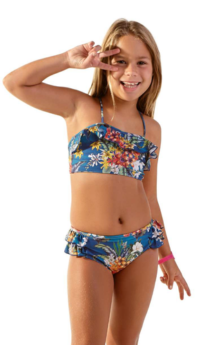 Model Front: Blueman Girl's Two-Piece Bikini Nina Arta