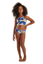 Carregar imagem no visualizador da galeria, Model Front: Blueman Girl&#39;s Two-Piece Biquini Lais Ceu De Flor

