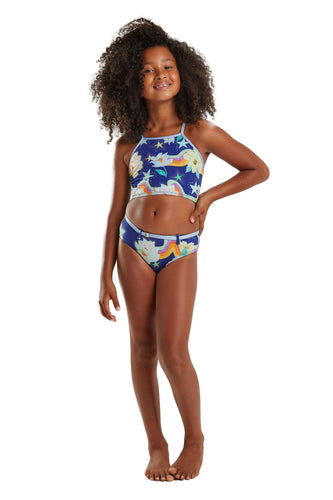 Model Front: Blueman Girl's Two-Piece Biquini Lais Ceu De Flor