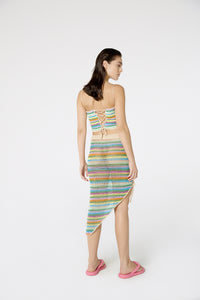 Model Back: Blueman Beach Skirt Bottom Crochet Listras