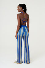 Carregar imagem no visualizador da galeria, Model Back: Blueman Beach Trousers Calca Tricot Listras

