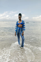 Carregar imagem no visualizador da galeria, Image 08: Blueman Beach Trousers Calca Tricot Listras
