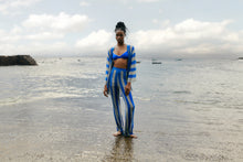 Carregar imagem no visualizador da galeria, Image 09: Blueman Beach Trousers Calca Tricot Listras
